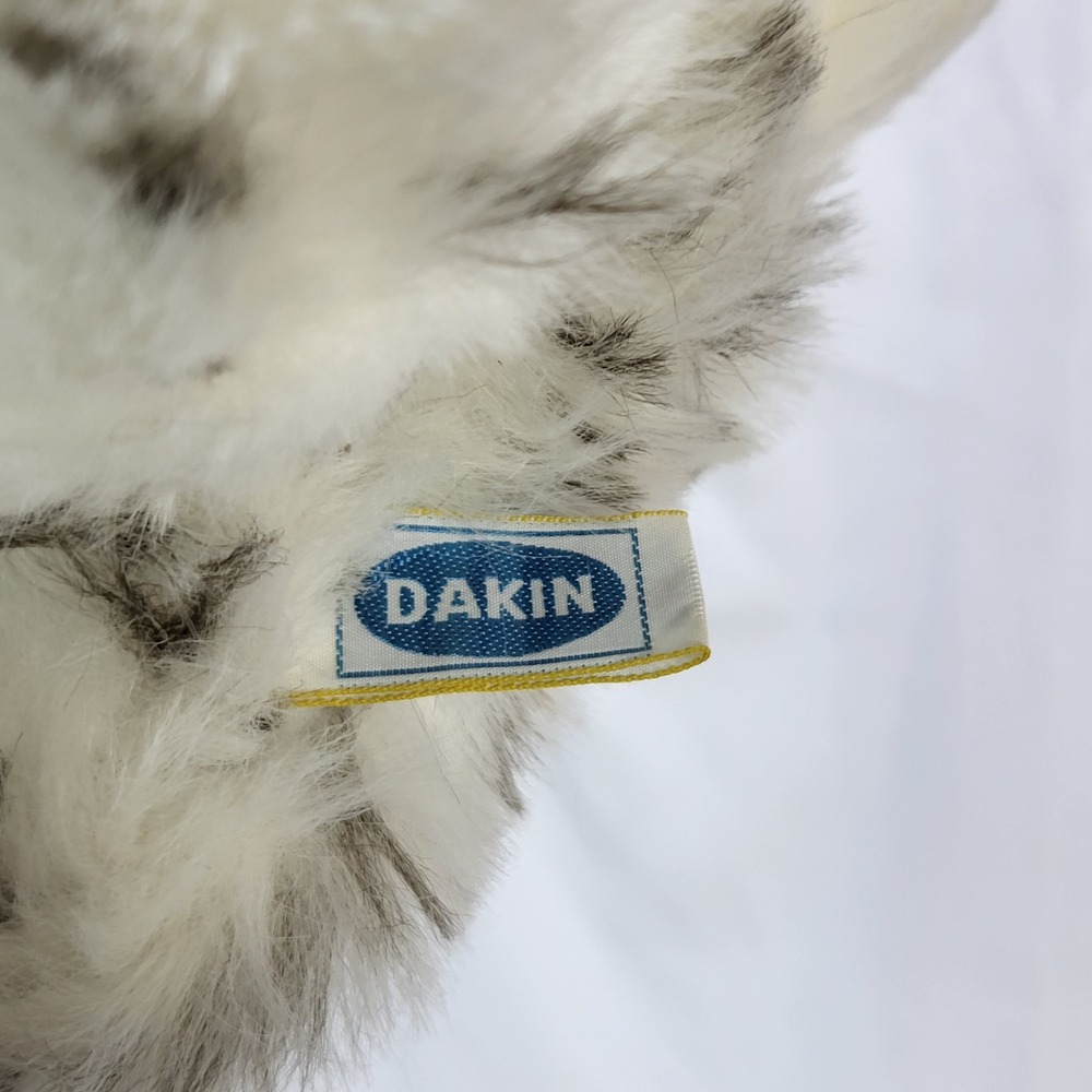 Vintage Dakin Snowy Owl Plush 10" Realistic 1981 Spotted Owl Stuffed Animal Toy - Picture 9 of 10